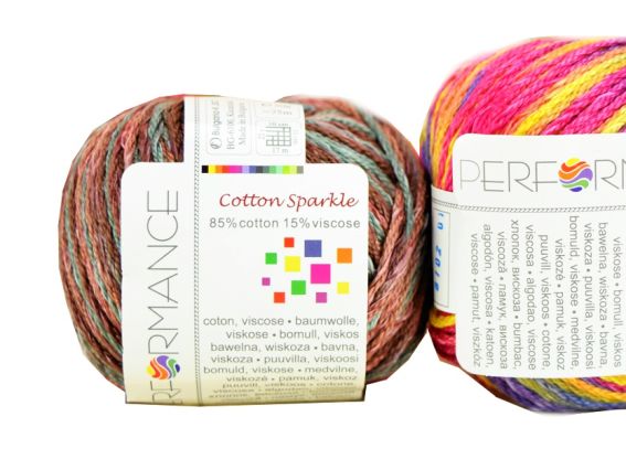 Нитки для вязания Cotton SPARKLE Performance