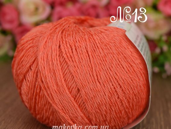 Cotton Twinkle Performance пряжа 13 коралловая