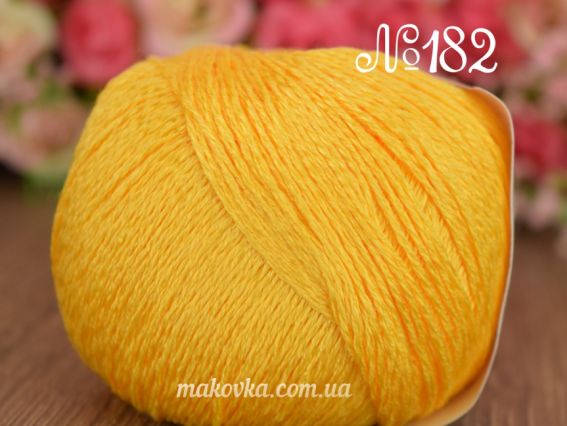 Cotton Twinkle Performance пряжа 182 желтый