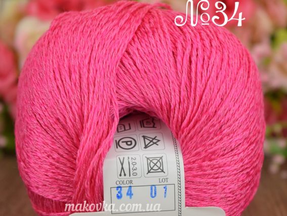 34 ярко-розовая
