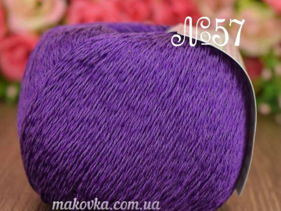 Cotton Twinkle Performance пряжа 57 фиолетовая