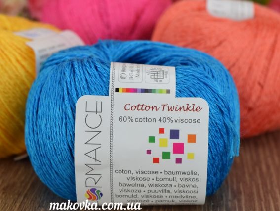Нитки для вязания Twinkle Cotton Performance 