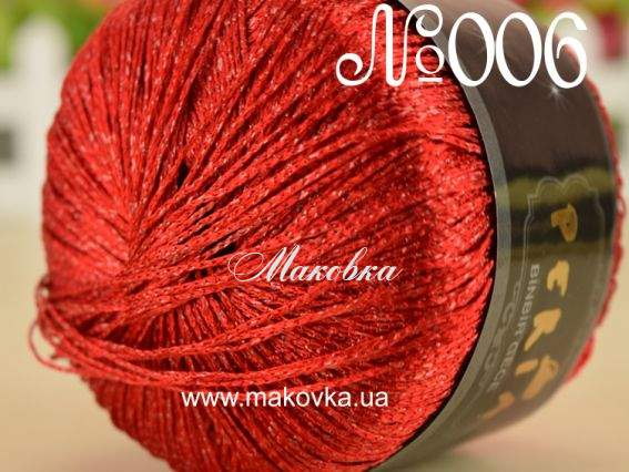 Peria Binbir Gece нитки для вязания 006 красный