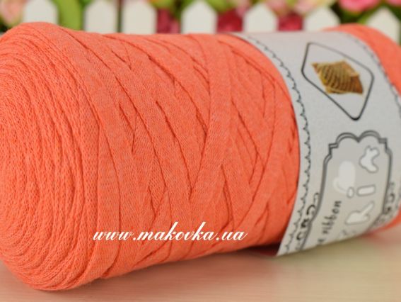 Celine ribbon Peria лента трикотажная, 1 Бобина красновато-оранжевый