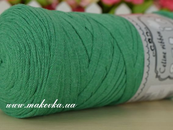 Celine ribbon Peria лента трикотажная, 1 Бобина 30 зеленый