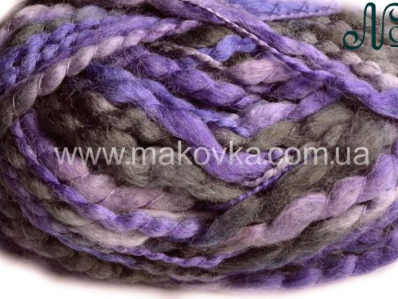 Liliya Peria 006 серо-коричневый, фиолетовый, сиреневый