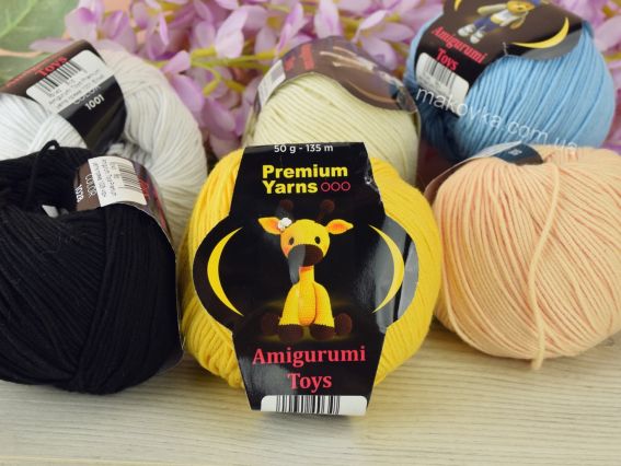 Пряжа Amigurumi Toys Premium yarns Амігурумі тойс прміум ярнс  нитки для в'язання