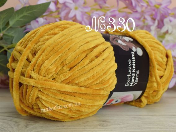 Baby LOVE Premium yarns 100 Бебі Лов пряжа 330 гірчичний