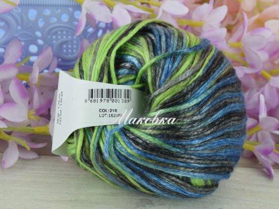 218 яскр.салат-синій-тем.сірий
