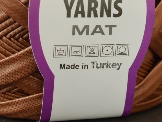 Трикотажна пряжа стрічка матова під шкіру LEATHER MAT Premium yarns
