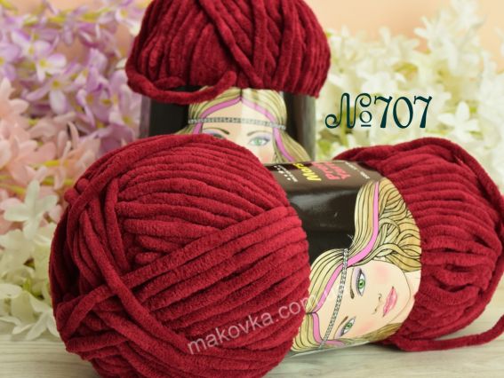 Marshmallow Premium yarns пряжа 707 бордо