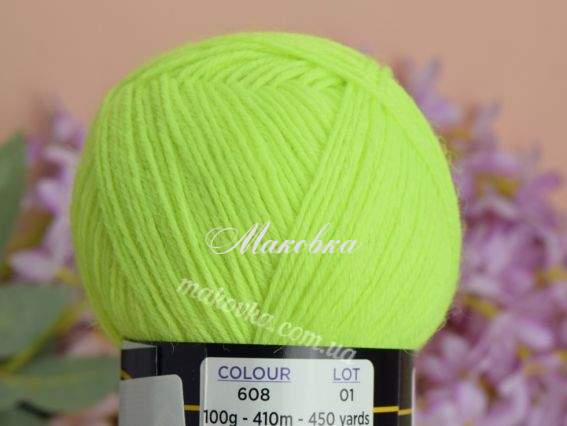 608 жовто-салатовий неон