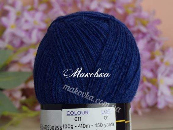 611 темний синій