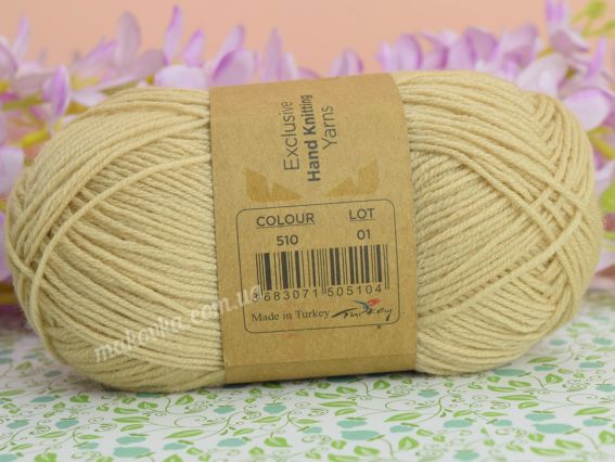 510 бежево-кавовий