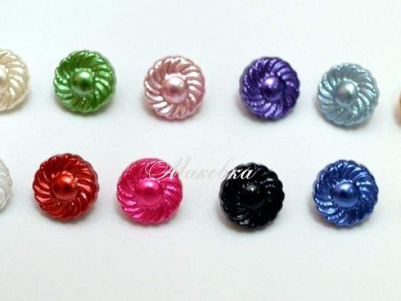 Пуговицы набор №R-62 (1200 шт) блузочные, цветочек на ножке Пуговицы набор №R-62 (1200 шт) блузочные, цветочек на ножке