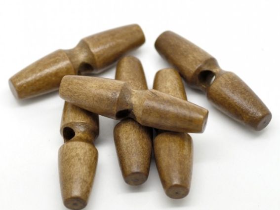 Пуговица деревянная 50х13 мм, с одним отверстием , 3 шт Пуговица деревянная 50х13 мм, с одним отверстием , 3 шт