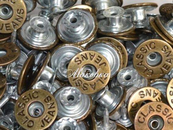 Кнопка  (пуговица) джинсовая, 1 шт Кнопка  (пуговица) джинсовая, 1 шт