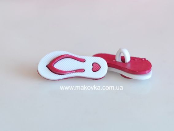 Пуговица Вьетнамка бело-розовая, 5 шт Пуговица Вьетнамка бело-розовая, 5 шт