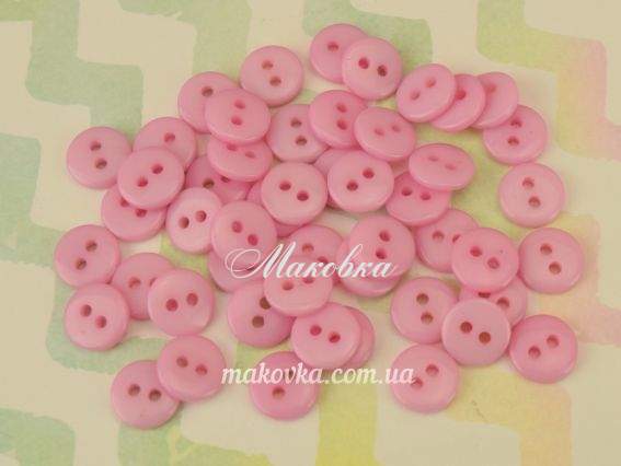 Пуговицы кукольные, 9 мм, с двумя отверстиями , цвет св. РОЗОВЫЙ  Пуговицы кукольные, 9 мм, с двумя отверстиями , цвет св. РОЗОВЫЙ 