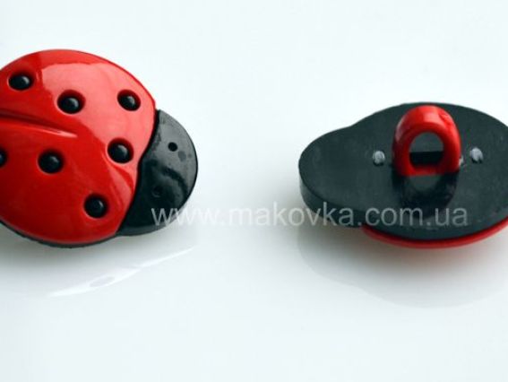 Пуговицы Божья коровка, 5 шт Пуговицы Божья коровка, 5 шт