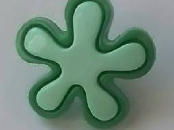 Пуговицы Салатовый Цветок, 5 шт Пуговицы Салатовый Цветок, 5 шт