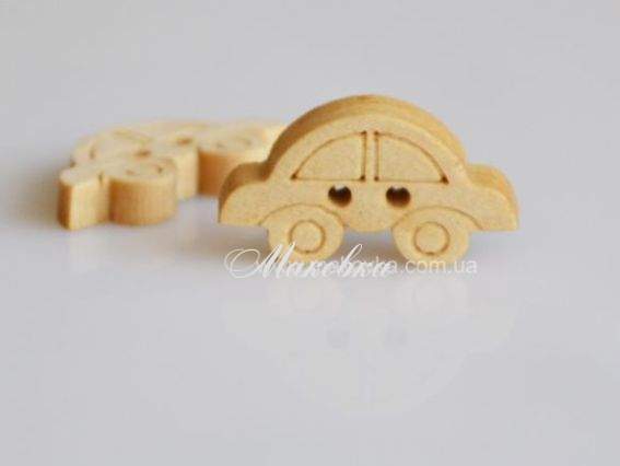 Пуговица Машинка, 1 шт (деревянная) Пуговица Машинка, 1 шт (деревянная)