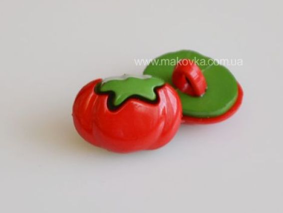 Пуговица Помидор, 5 шт Пуговица Помидор, 5 шт