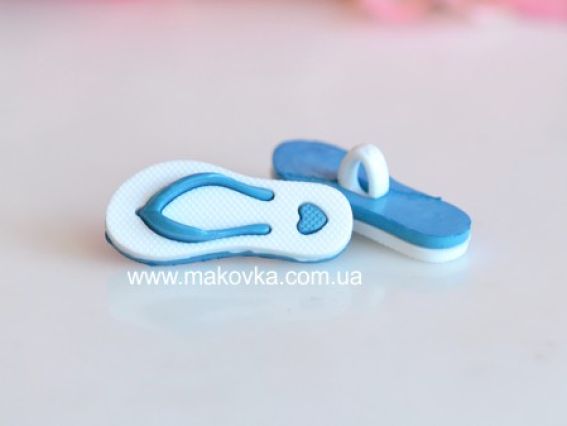 Пуговица Вьетнамка бело-голубая, 5 шт Пуговица Вьетнамка бело-голубая, 5 шт