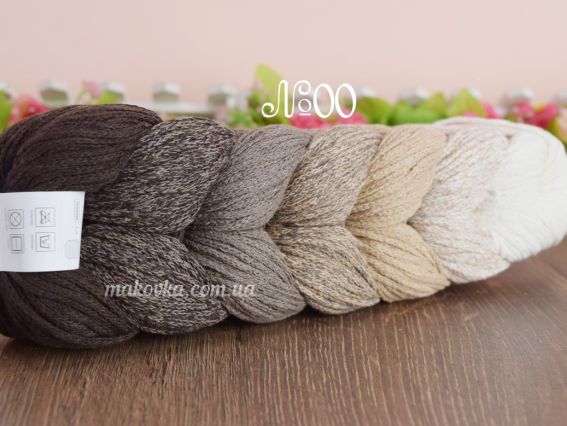 Retwisst Braid Rainbow Шнур  00 молочний-кавовий-коричневий