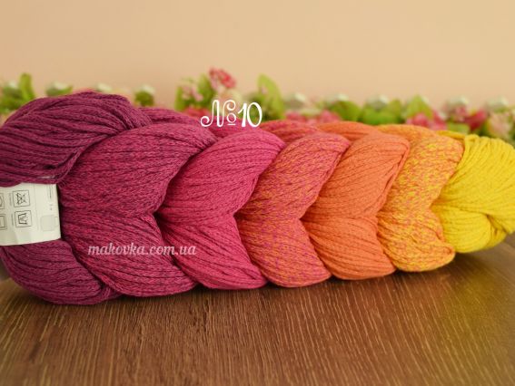 10 жовтий-оранж-рожевий насичений-фуксія