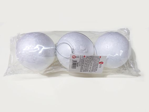 Пінопластові заготовки Куля 7 см 3 шт., 743107 SANTI