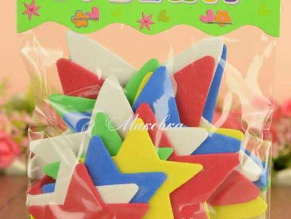 Фигурки Звезды, ЭВА, 20шт/уп Ухтишко 951550 Фигурки Звезды, ЭВА, 20шт/уп Ухтишко 951550