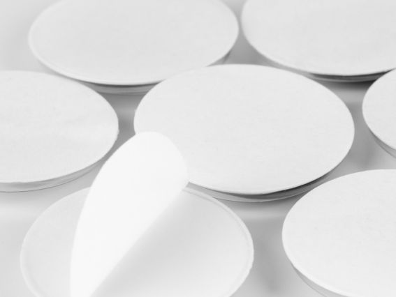 Глаза подвижные самоклеющиеся для игрушек, черные, d-40мм, 8 шт.