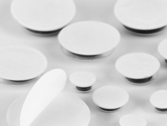 Очі рухливі самоклеючі з віями для іграшок, чорні, Асорті, 36 шт.  SANTI 954651