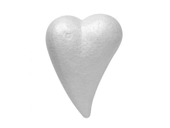 Пінопластова заготовка Серце фігурне 12см, SANTI 743114 