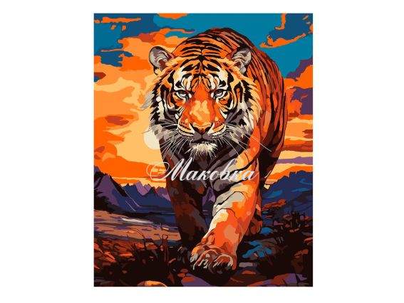 Тигр 954803 SANTI картина за номерами Тигр 954803 SANTI картина за номерами