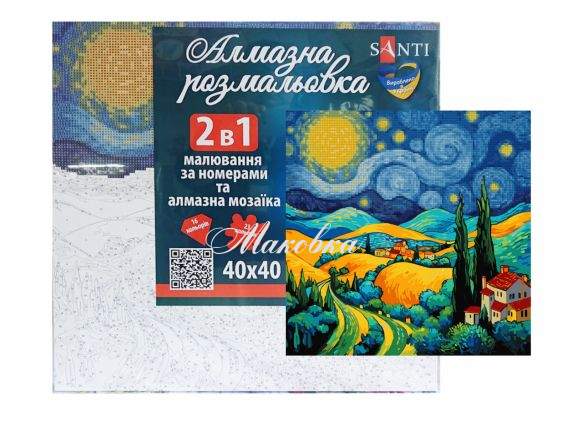 SANTI Звездная ночь, 954872 Алмазная раскраска SANTI Звездная ночь, 954872 Алмазная раскраска