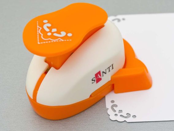 Дырокол (компостер) угловой Кружочки 2,5 см Santi 240171 Дырокол (компостер) угловой Кружочки 2,5 см Santi 240171