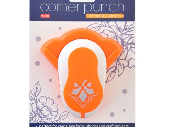 Дырокол (компостер) угловой №7 лилия, 2,5 см Santi 240193 Дырокол (компостер) угловой №7 лилия, 2,5 см Santi 240193