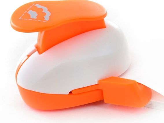 Угловой фигурный дырокол №8 двойной рюш, 2,5 см Santi 240195