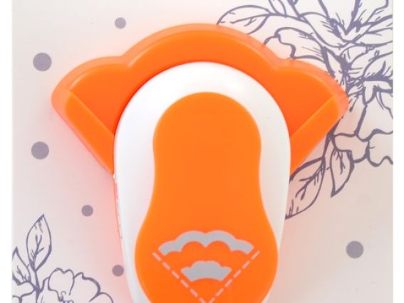 Дырокол (компостер) угловой №8 двойной рюш, 2,5 см Santi 240195 Дырокол (компостер) угловой №8 двойной рюш, 2,5 см Santi 240195