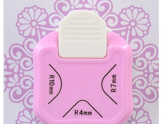 Дирокол (компостер) кутовий потрійний, R 4, 7,10 мм. Santi 240203 Дирокол (компостер) кутовий потрійний, R 4, 7,10 мм. Santi 240203