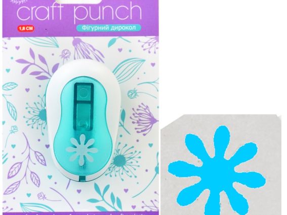 Дырокол (компостер) фигурный Ромашка 1,8 см, Santi  240217 Дырокол (компостер) фигурный Ромашка 1,8 см, Santi  240217