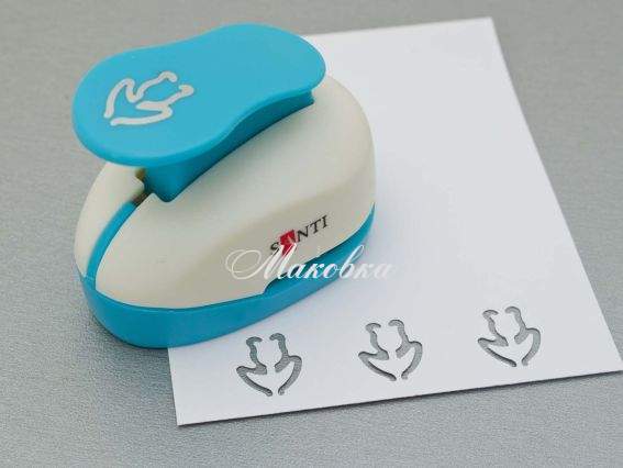 Дырокол (компостер) фигурный цветок Тюльпан 1,6 см Santi 240167