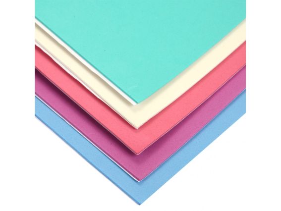 Набір кольорового фоама з клейовим шаром 5 різних Ніжних відтінків , товщина 1.7 мм, розмір А4, Santi 743268