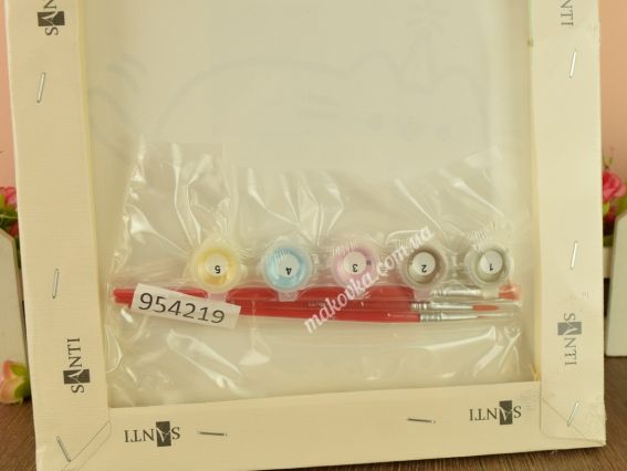 SANTI Розпис за номерами 954219 Святковий кіт