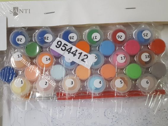 SANTI Розпис за номерами 954412 Дух Різдва 