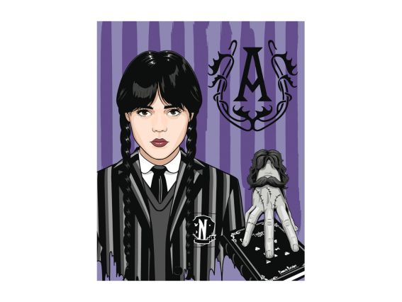 SANTI Розпис за номерами 954417 Wednesday. Thing - part of the family Венздей Річ – частина сім'ї 