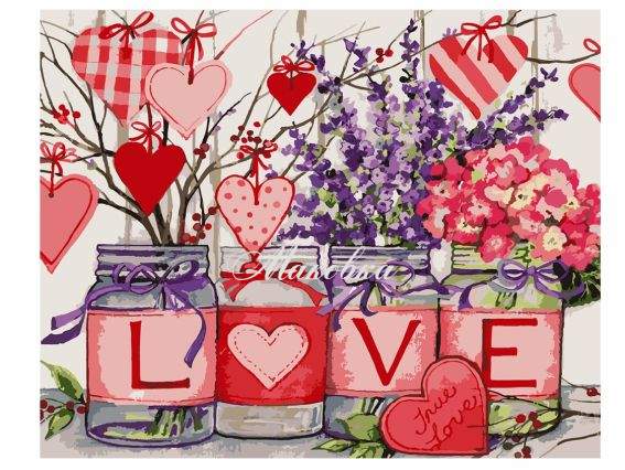 Love 954467 SANTI картина по номерах Love 954467 SANTI картина по номерах