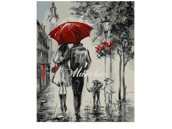 Прогулянка закоханих 954468 SANTI картина по номерах Прогулянка закоханих 954468 SANTI картина по номерах